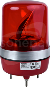 XVR10B04 106 mm czerwony 24VAC/DC Sygnalizator obrotowy