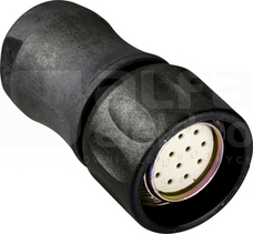 XZCC23FDP120S M23 12P Wtyk żeński prosty