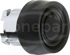 ZB4BP2S FI22 czarny samopowrotny okrągły Metal owy Przycisk płaski
