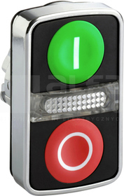 ZB4BW7A3741*LED,KRYTY/WYST IP66 NAPED PRZYC.DWUKLAW.