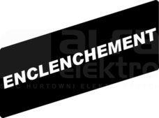 ZBY02131*BIALEENCLENCHEMENT ETYKIETA 8X27 DO RAMKI 30X40