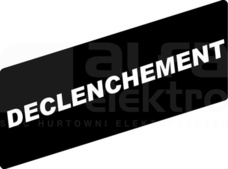 ZBY02132*BIALEDECLENCHEMENT ETYKIETA 8X27 DO RAMKI 30X40