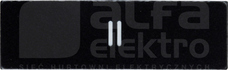 ZBY02148*BIALE II CZARNE T ETYKIETA 8X27 DO RAMKI 30X40