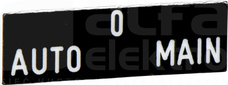 ZBY02185*BIALE AUTO-O-MAIN ETYKIETA 8X27 DO RAMKI 30X40