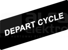 ZBY02195*BIALEDEPART CYCLE ETYKIETA 8X27 DO RAMKI 30X40