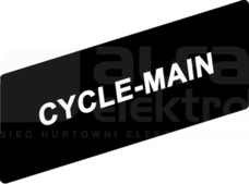 ZBY02197*BIALECYCLE-MAINCZ ETYKIETA 8X27 DO RAMKI 30X40