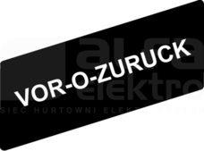 ZBY02284*BIALEVOR-O-ZURUCK ETYKIETA 8X27 DO RAMKI 30X40