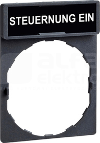 ZBY2211*BIALESTEUERUNG EIN RAMKA 30X40 Z ETYKIETA 8X27