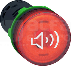XB5KS2B4 24VAC/DC czerwony SYGNALIZATOR DZWIEKOWY 90DB