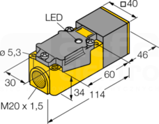BI15-CP40-AD4X Czujnik indukcyjny