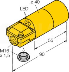 NI30-K40SR-FZ3X2 Czujnik indukcyjny