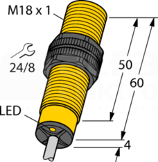 NI8-S18-VP4X/S97 Czujnik indukcyjny