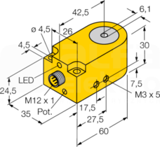 BI6R-W30-DAP6X-H1141 Czujnik indukcyjny