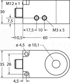BI10R-W30-DAN6X-H1141 Czujnik indukcyjny