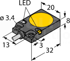BC5-Q08-AN6X2/S250 Czujnik pojemnościowy