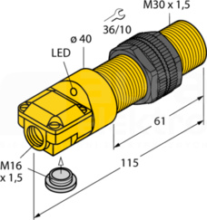 BI10-P30SR-AN6X Czujnik indukcyjny