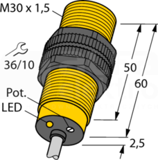 BC10-S30-VP4X Czujnik pojemnościowy