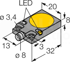 BC5-Q08-AP6X2-V1131/S250 Czujnik pojemnościowy