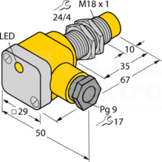 NI10-EG18SK-Y1X Czujnik indukcyjny