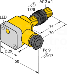 NI5-P12SK-Y1X Czujnik indukcyjny