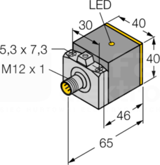 BI15-CK40-AD4X-H1141 Czujnik indukcyjny