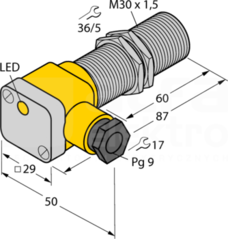 BI10-G30SK-AP6X Czujnik indukcyjny