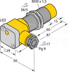 NI15-G30SK-AP6X Czujnik indukcyjny
