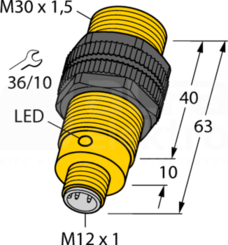 BI10-S30-AP6X-H1141 Czujnik indukcyjny