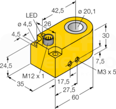 BI20R-W30S-AP6X-H1141 Czujnik indukcyjny
