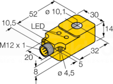 BI10R-Q14-AN6X2-H1141 Czujnik indukcyjny