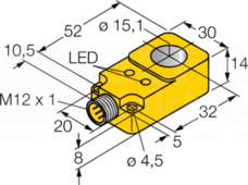 BI15R-Q14-AN6X2-H1141 Czujnik indukcyjny