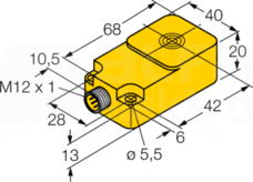 BI15-Q20-2LU-H1141/S950 Czujnik indukcyjny