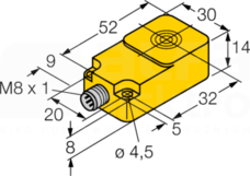 BI10-Q14-LIU-V1141 Czujnik indukcyjny