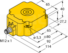 NI50-Q80-LIU-H1141 Czujnik indukcyjny