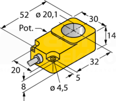 BI20R-Q14-LU Czujnik indukcyjny