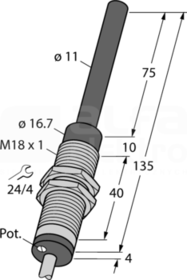 WI70-M18-LIU5 Czujnik indukcyjny