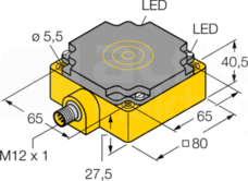 NI75U-CP80-VP4X2-H1141 Czujnik indukcyjny