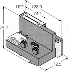 TI-BL20-DPV1-S-2 Zestaw do prostej komunikacji I/O IP20