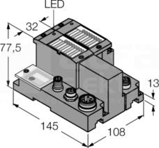 TI-BL67-EN-S-2 Zestaw do komunikacji I/O IP67