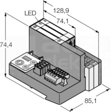 TI-BL20-DN-S-4 Zestaw do prostej komunikacji I/O IP20