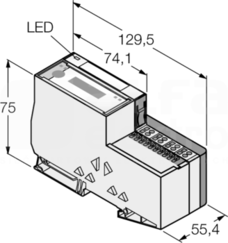 TI-BL20-E-DPV1-2 Zestaw do komunikacji I/O IP20