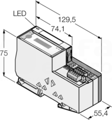 TI-BL20-E-DN-S-2 Zestaw do komunikacji I/O IP20