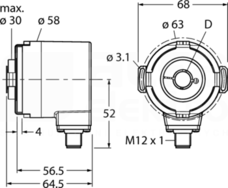 RM-35H12E-3C25B-H1181 Enkoder obrotowy - absolutny