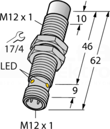 NI10U-EM12EWD-VP44X-H1141 Czujnik indukcyjny