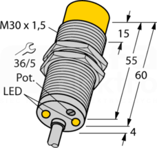 DNI20U-M30-AP4X2 Czujnik indukcyjny