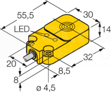 BI10-Q14-ADZ32X2 Czujnik indukcyjny