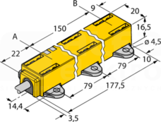 Li150P1-Q17LM1-LU4X2/S97 Czujnik indukcyjny