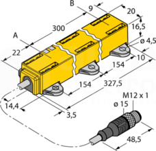 Li300P1-Q17LM1-LiU5X2-0,3-RS5 Czujnik indukcyjny