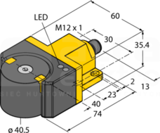 Ri360P1-DSU35-ELiU5X2-H1151 Czujnik indukcyjny