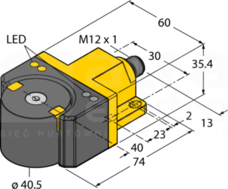 Ri360P1-DSU35-2UP6X4-H1151 Czujnik indukcyjny